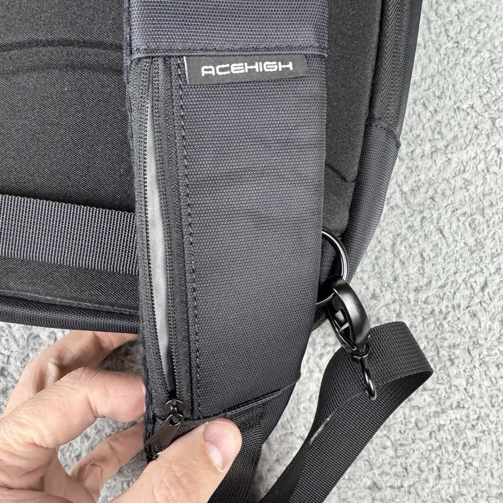 Lucid‎ Motors Black Backpack 1 Strap Tech With USB Ports Acehigh